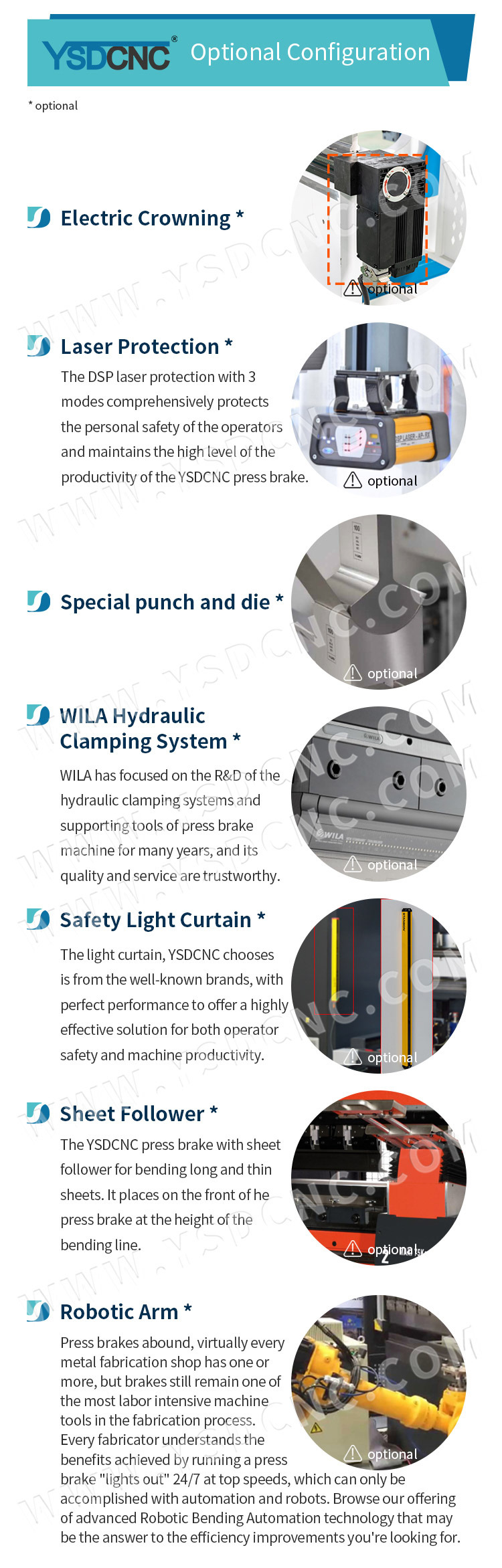 WC67K 220TON4000 NC Hydraulic Press Brake Machine with E310 (7) WC67K 220TON4000 数控液压折弯机配 E310 (7)