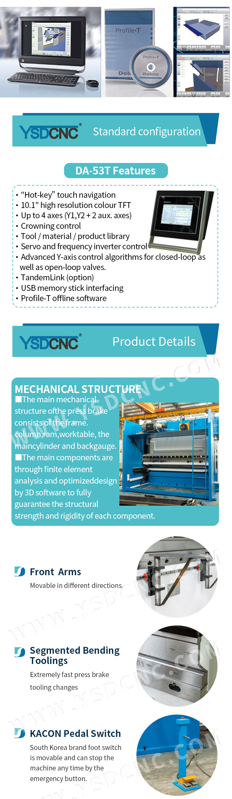 WE67k 63ton2500 数控电液折弯机配DA-53T (9)