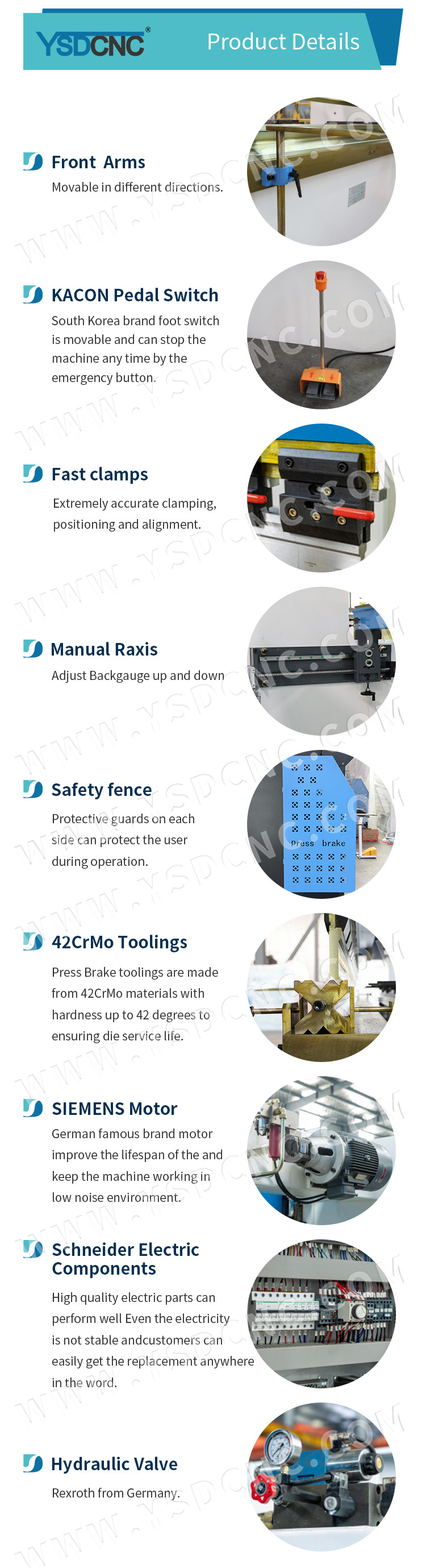 WC67K 100TON4000 数控液压折弯机 E21 (7)
