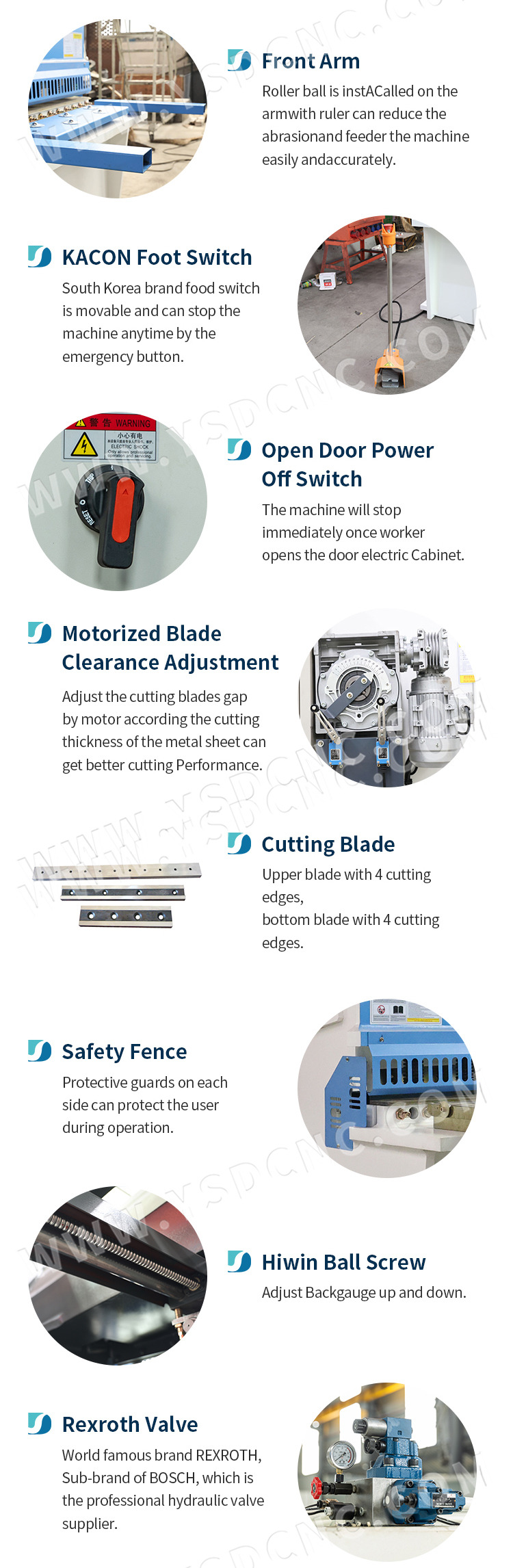 QC11K 12x4000 Hydraulic Guillotine Shearing Machine with E21S (7) QC11K 12x4000 液压闸式剪板机配 E21S (7)